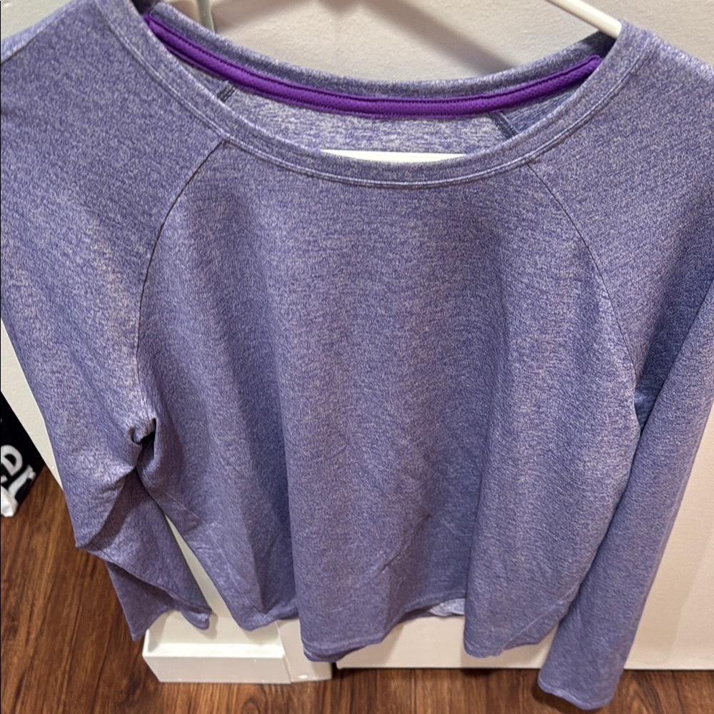 Women's Purple Long Sleeve Top